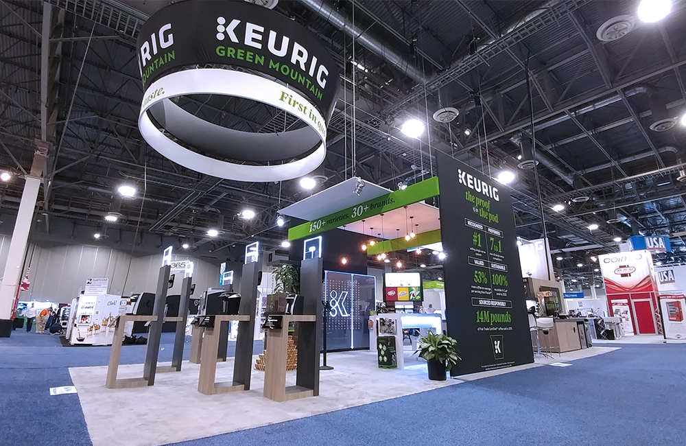 Keurig - NAMA Tradeshow Booth - King Fish Media