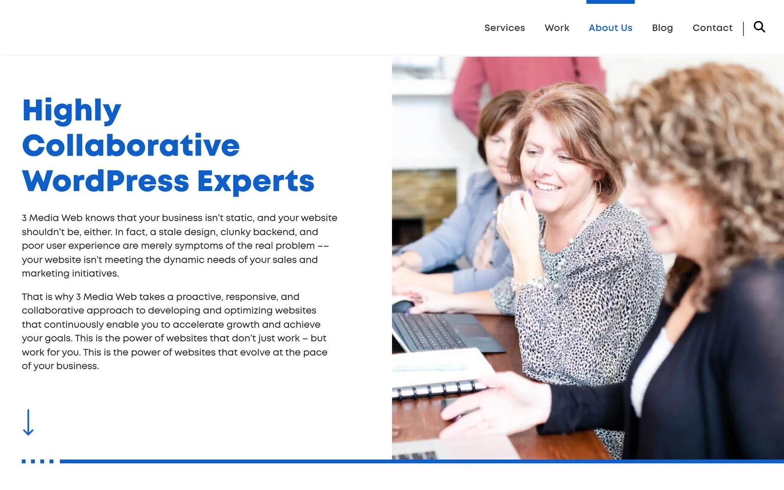 3 Media Web B2B web design agency website, 2026