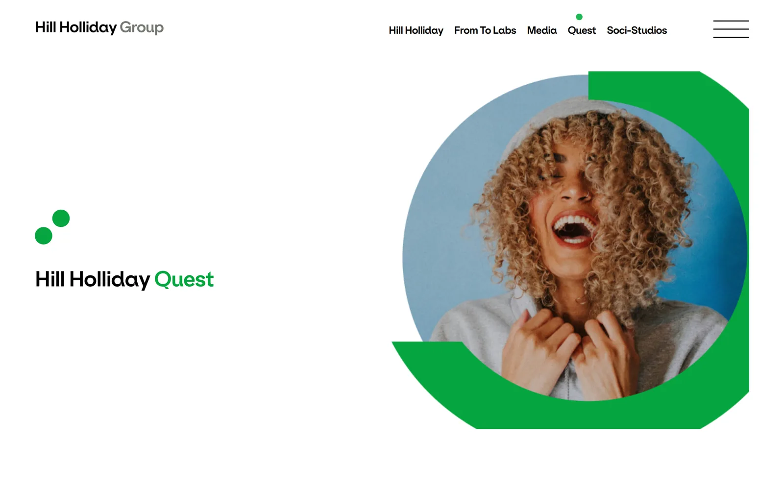 Hill Holliday Quest healthcare practice website, 2026